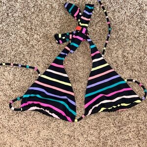 Halter-style bikini top